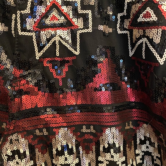 Ashley Stewart sequin black denim pants size 22 - Picture 2 of 4